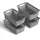 ProHome 2L mit Griffen 25 x 16 x 8 schwarz