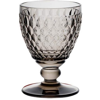 Villeroy & Boch Boston Coloured Weißweinglas Smoke, 230 ml, Kristallglas, Grau