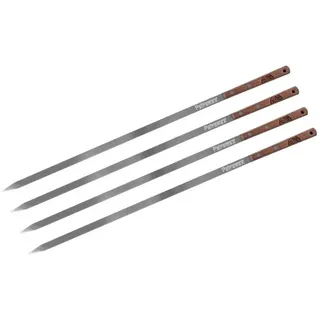 Petromax Grillspieß 40 cm Edelstahl Walnussholz braun