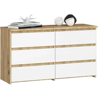 Akord Kommode AKORD CL100 100 x 57 x 35 cm Eiche Artisan / Weiß