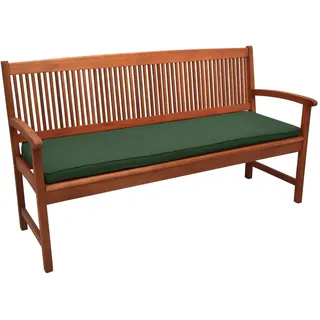 Beautissu Loft BK Bankauflage 100x48x5cm Dunkelgrün