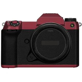 GFX100S II Kameraabdeckung Skin Aufkleber für FujiFilm GFX100S Mark II Kamera Zubehör Dekoration GFX 100SII (Metallic Red)
