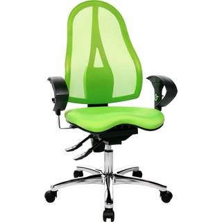 Bürostuhl TOPSTAR "Sitness 15" Stühle grün (grün, grün) Bürodrehstuhl Drehstühle Stühle
