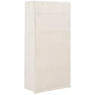 vidaXL Kleiderschrank Weiß 79 x 40 x 170 cm Stoff