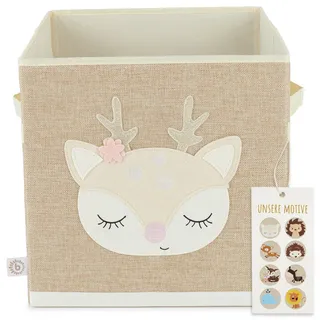 Bieco Aufbewahrungsbox 33 x 33 cm 1-tlg. beige
