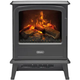 Dimplex Evandale Elektrokamin - Elektrokamin mit Heizung und Kaminfeuer - 1000W / 2000W - Wasserdampf Kamin - LED Optimyst 3D Flammeneffekt - Inklusive Fernbedienung - Schiefergrau