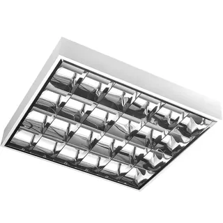 GTV LED Rasterleuchte RASTRO 4-flammig 60 x 60 cm T8 G13 IP20 - ohne Leuchtmittel