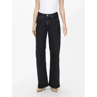 Only ONLJUICY HW WIDE LEG Schwarz 33/32