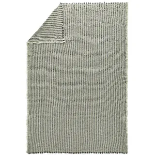 Dieter Knoll Wohndecke, Grün, Dunkelgrau, Textil, 150x200 cm, Made in Europe, atmungsaktiv, Wohntextilien, Decken, Kuscheldecken