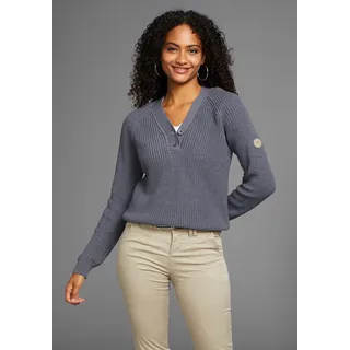 KangaROOS V-Ausschnitt-Pullover Blau 32/34