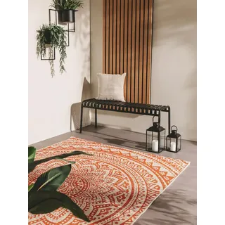 benuta Cleo Outdoor-Teppich 160 x 230 cm Orange