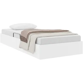 vidaXL Ottoman Bettgestell 90 x 200 cm Weiß