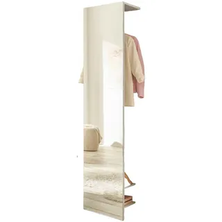furn.design Kompaktgarderobe Center 50 x 200 cm Weiß