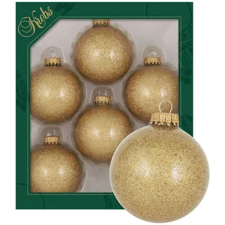 Krebs Glas Lauscha Gold 7cm