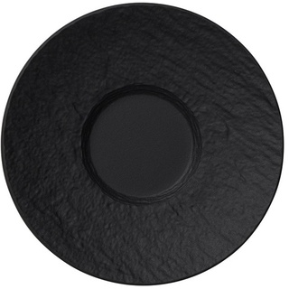 Villeroy & Boch Manufacture Rock Mokka-/Espressountertasse Ø 12 cm, schwarz