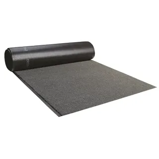 Schmutzfangmatte Miltex Olefin grau 1,83 x max. 18,3 m Schmutzfangmatte mit weichem Rücken, Meterware