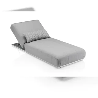 Kettler Sonnenliege 213 x 90 x 33 cm Silber