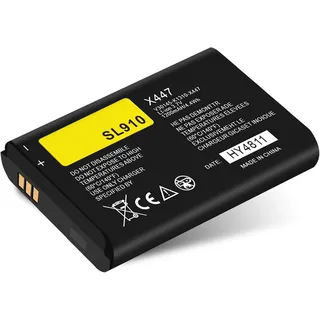 FIALDETEC Akku SL910 für Siemens Gigaset SL910 / SL910A / SL910H – 3.7V 1200mAh Li-Ion Batterie Telefonakku Kompatibel mit X447 / V30145-K1310-X447