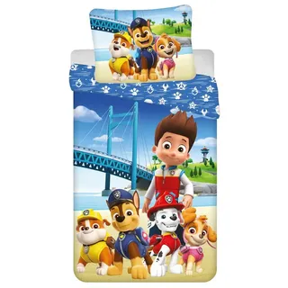 PAW PATROL Kinderbettwäsche Paw Patrol, Renforcé, 2 teilig bunt