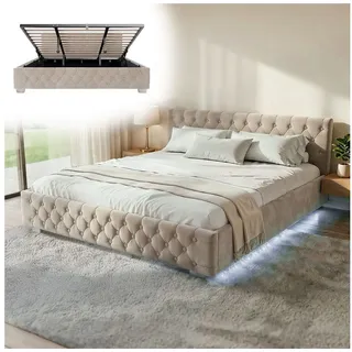 Juskys Nizza 180 x 200 cm beige
