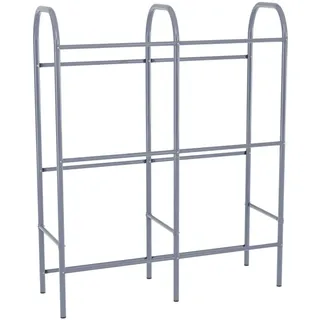 Tronitechnik Getränkekistenregal 6 Kisten 102 x 40 x 180 cm Grau