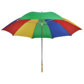 Hi Haushalt International Pflanzkübel Haushalt International Sonnenschirm 2 in 1 Höhe ca. 180 cm bunt