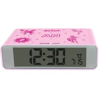 Scout Digi Clock 280001025 pink