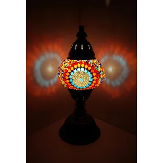 Samarkand - Lights Mosaiklampe Mosaik - Tischlampe M Stehlampe orientalische lampe BUNT - KREIS