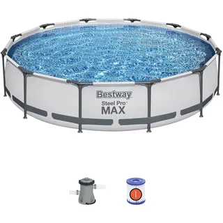 Bestway Stahl Pro Max 3,66 x 76 cm Pool Set 56088 Blau