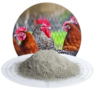Schicker Mineral Hüfisan Geflügelpuder 10 kg, aus feinstem Diabas Urgesteinsmehl, bekämpft natürlich Milben & Schädlinge, für Hühner, Wachteln, Tauben, 100% natürlich, für Bio-Betriebe geeignet