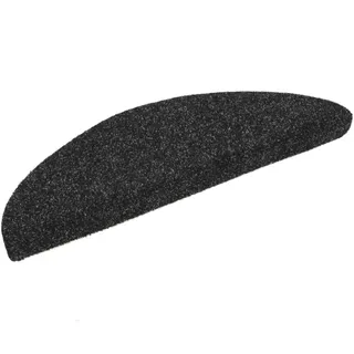 homiuse Selbstklebende Treppenmatten 5 STK. Schwarz 56x17x3 cm Treppenstufen Matten Modern Stufenteppich Stufenmatten Innen Treppenstufen Antirutsch Treppenstufen Schutz Warm & Komfortabel