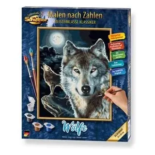 SCHIPPER 609240660 MNZ - Malen nach Zahlen Wölfe