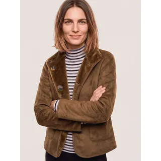Walbusch Damen Wendejacke aus Kunstfell Braun