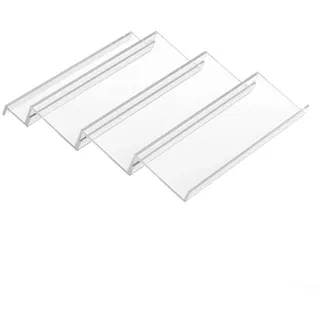 Acryl-Gewürzregal, 4-teiliges und 8-teiliges Set, abgestufte Schubladen-Organizer für Gewürze, Küchenschrank, Aufbewahrungslösung, maximiert Platz mit klarer Sicht für Küche oder Badezimmer (4