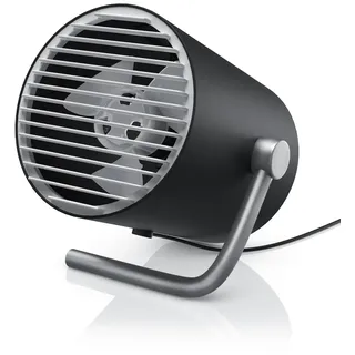 CSL - USB Ventilator mini - Tischventilator klein - Schreibtischventilator sehr leise - Desk Fan - 2 Geschwindigkeiten - per Touch regelbar