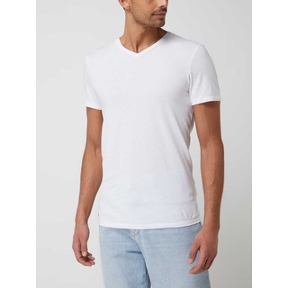 T-Shirt aus Baumwolle im 3er-Pack, Weiss, XL