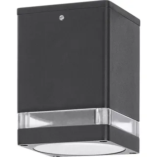 Rabalux Zombor 1 GU10 quadratisch Aluminium schwarz