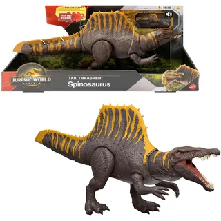 Mattel Jurassic World Rebirth Tail Thrasher Spinosaurus-Actionfigur