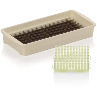 Genius Nicer Dicer Magic Cube Gourmet Zubehör Messereinsatz 7x7 mm XXL - Messer nur mit dem Nicer Dicer Magic Cube Gourmet (Fassung: 350 ml) kompatibel | kleine Würfel/Stifte