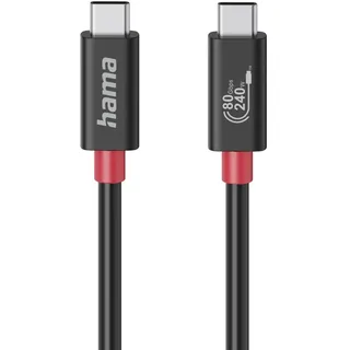 Hama USB-C 1,0 m Schwarz