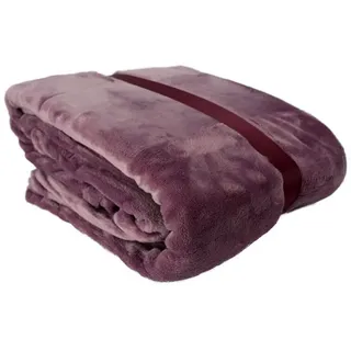 Wohndecke Kuscheldecke XXL 180x220cm in 6 Farben Wählbar Große Wohndecke, VIVA, XXL rosa