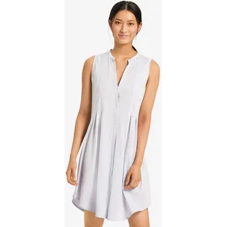 Hanro Nachthemd unifarben Blau XL