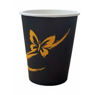 1000 Cappuccinobecher Coffee To Go Becher 150 ml 6 oz Butterfly Ø 70 mm