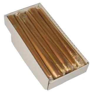 Papstar 12 STARPAK Kerzen gold