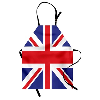 ABAKUHAUS Union Jack Kochschürze, Klassisches traditionelles Flaggen-Großbritannien Modernes Britisches Loyalitäts-Symbol, Maschienenwaschbar kein Verblassen, Königsblau Weiß Rot