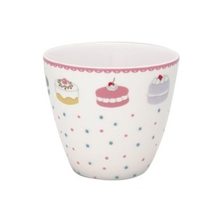 Madelyn Latte Cup white