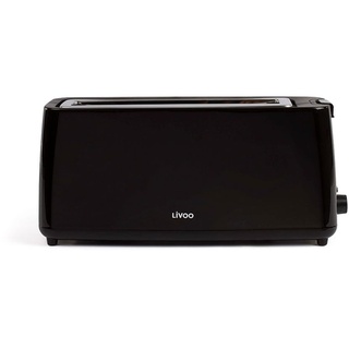 LIVOO Schwarzer 1-Schlitz-Toaster - DOD168N