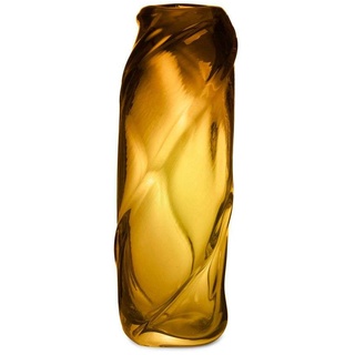 ferm LIVING - Water Swirl Vase Tall Amber ferm LIVING