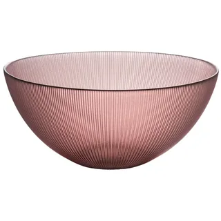 WMF STYLE LIGHTS Glas Schale L rose H10,5cm 1