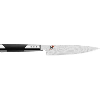 MIYABI 7000D Shotoh Spickmesser, Klingenlänge: 13 cm, Spitzes Klingenblatt, Rostfreier Spezialstahl/Micarta-Griff